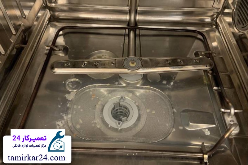 مشکل آبگیری نکردن و تخلیه نشدن آب در ماشین ظرفشویی samsung